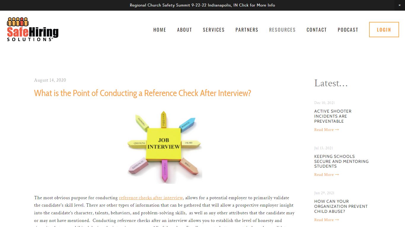 What is the Point of Conducting a Reference Check After Interview ...