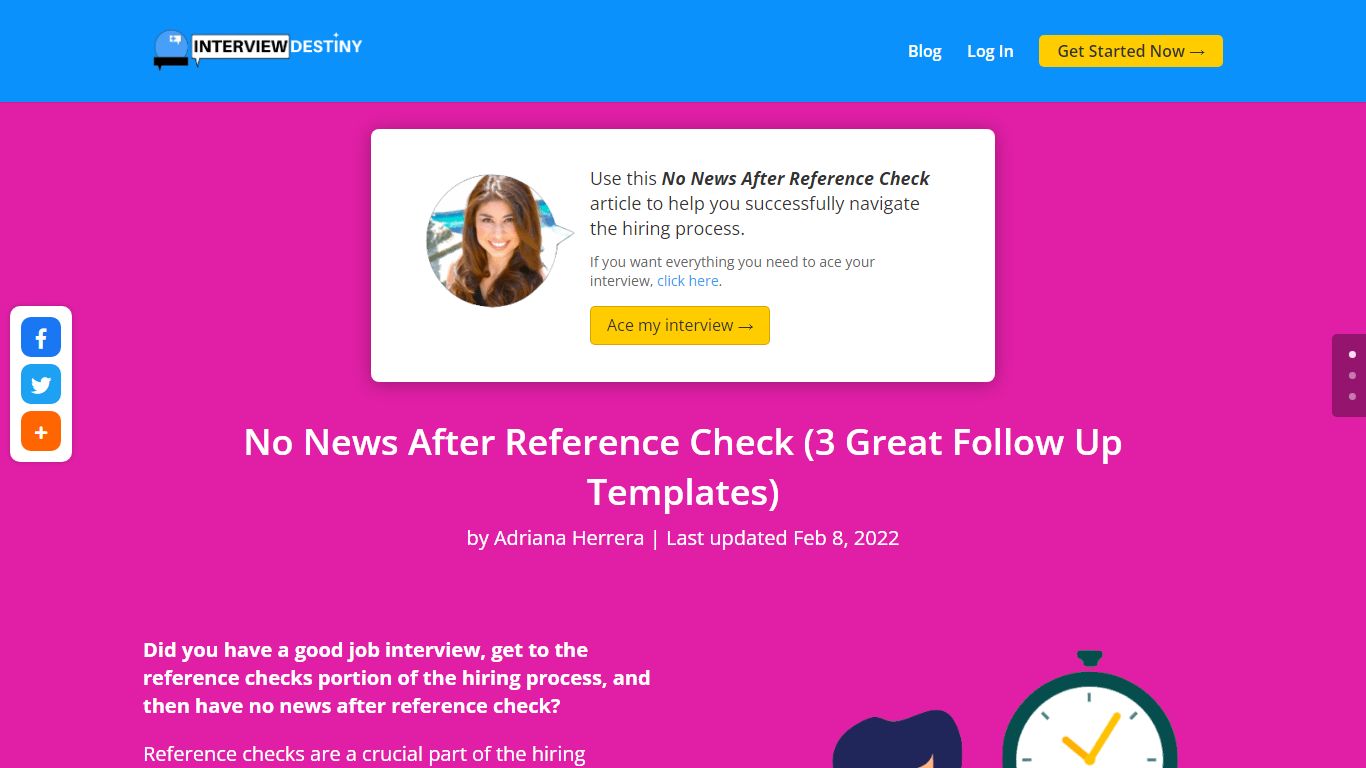 No News After Reference Check (3 Great Follow Up Templates)
