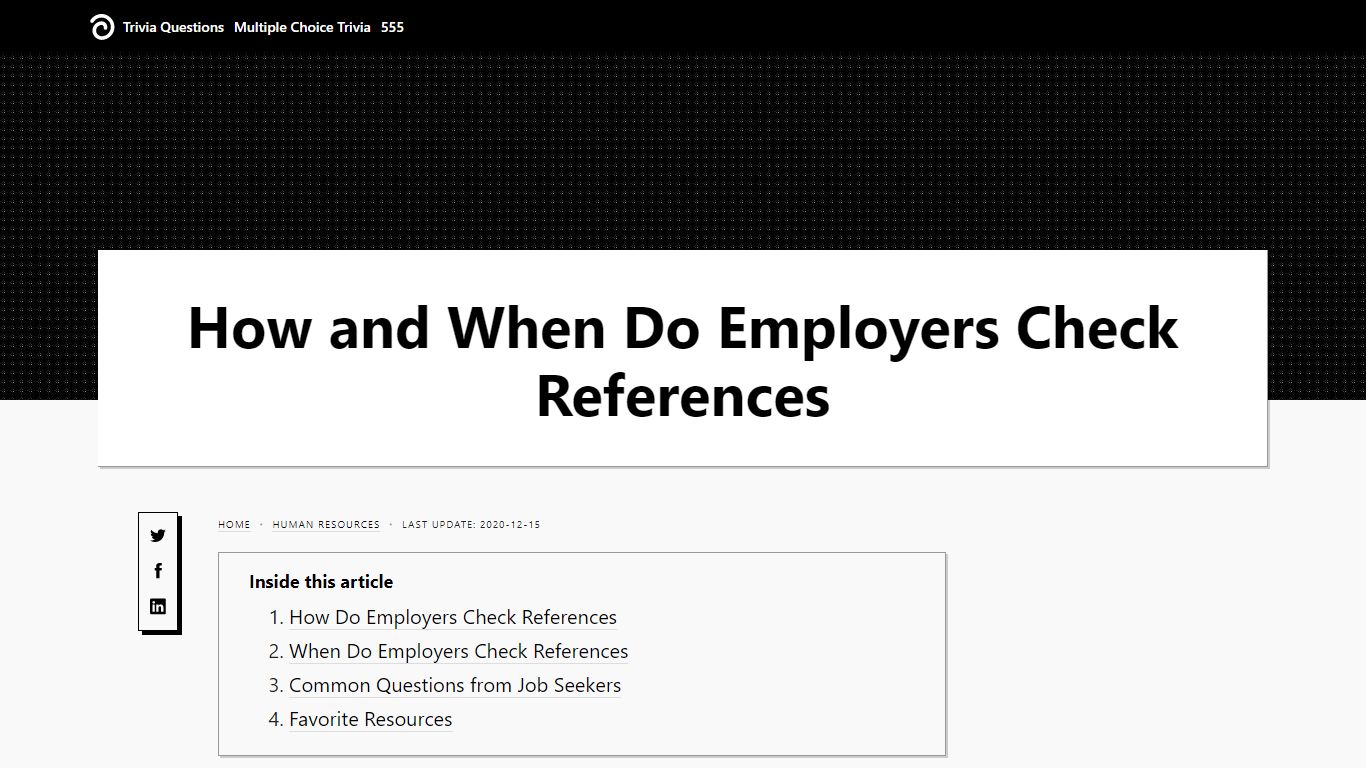 How and When Do Employers Check References - Algrim.co